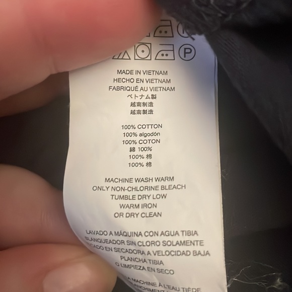 Michael Kors Mens Large navy scoop neck tee - Picture 8 of 8